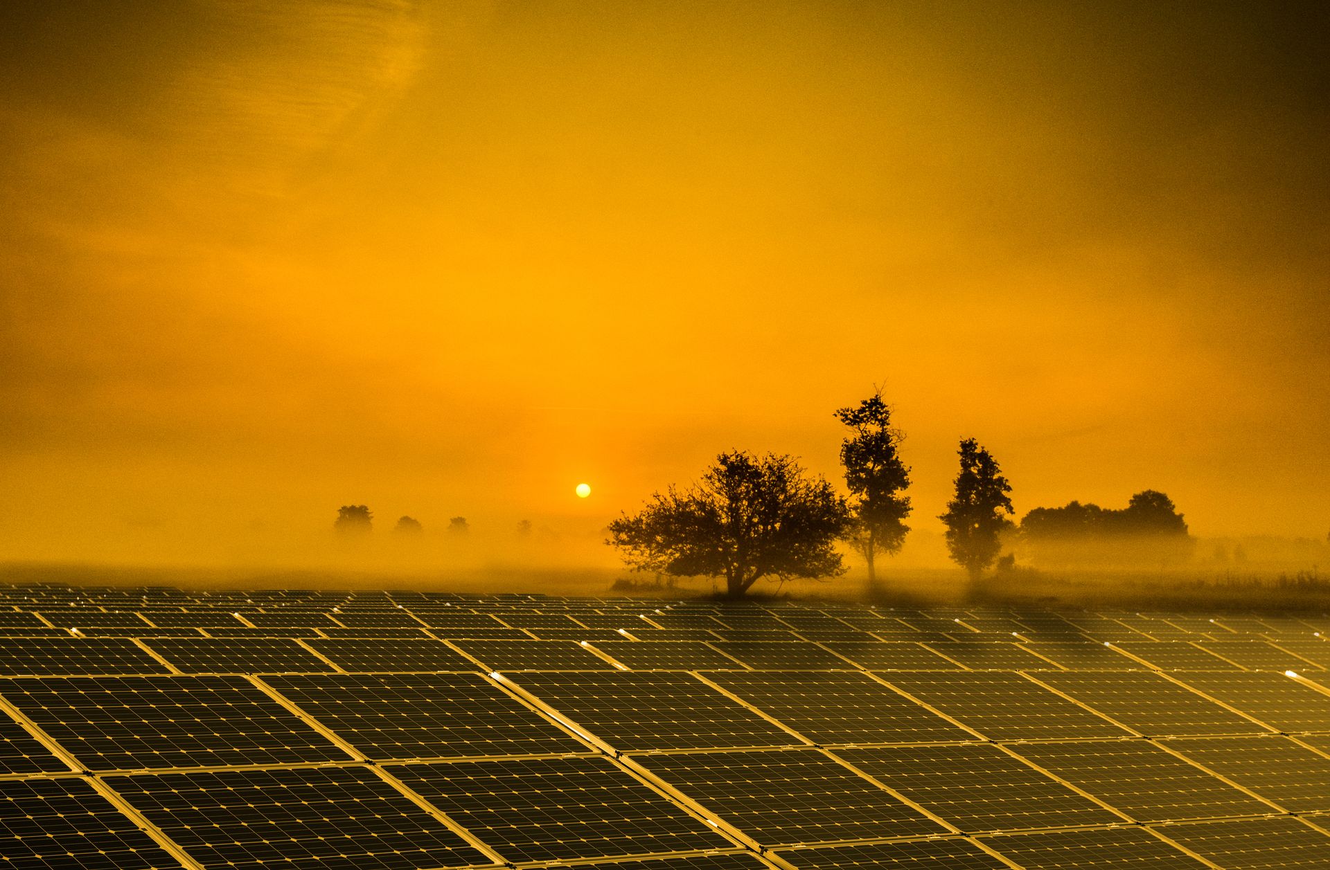 Wind turbines and solar panels — renewable energy economics and finance